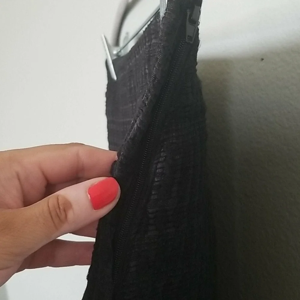 H&M Going Out Jacquard Black Mini Skirt NWT size 2